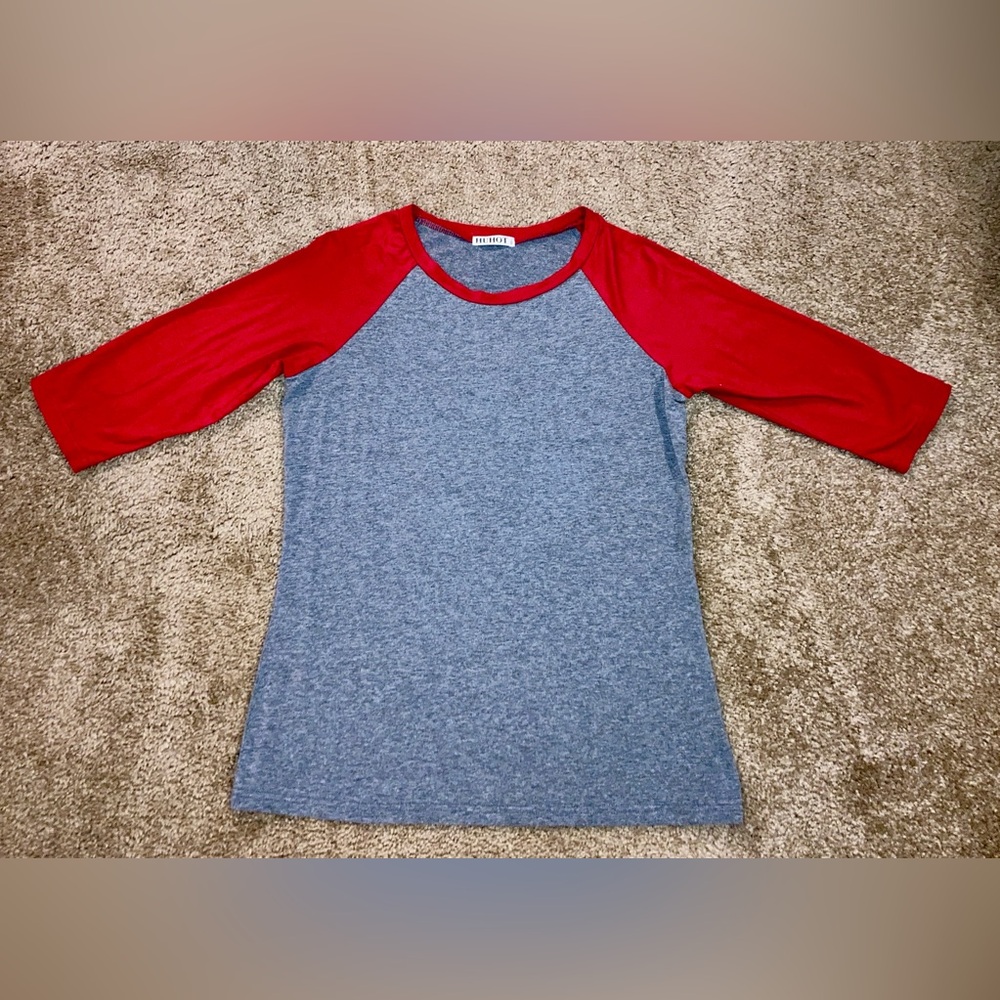 Casual 3/4 Sleeve Jersey- Baseball Raglan T-Shirts